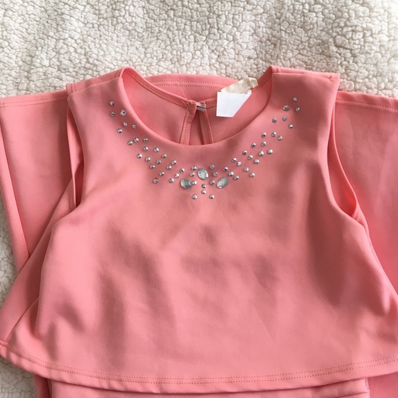 BTween Girls Coral Dress - Picture 2 of 3